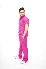 Fucsia Granada Antifluid Uniforme Quirúrgico