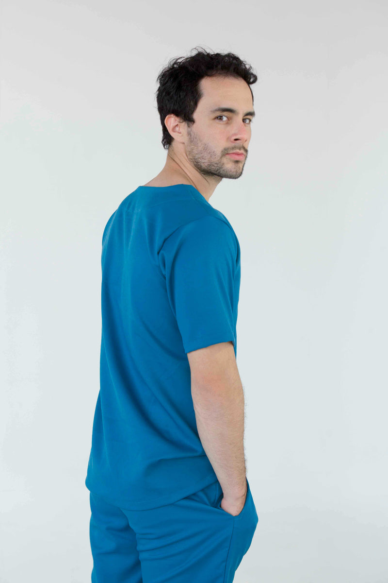 Turquoise Oporto Antifluid Uniforme Quirúrgico