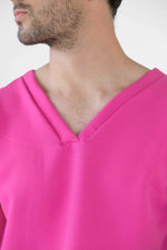 Fucsia Oporto Antifluid Uniforme Quirúrgico