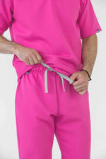 Fucsia Oporto Antifluid Uniforme Quirúrgico