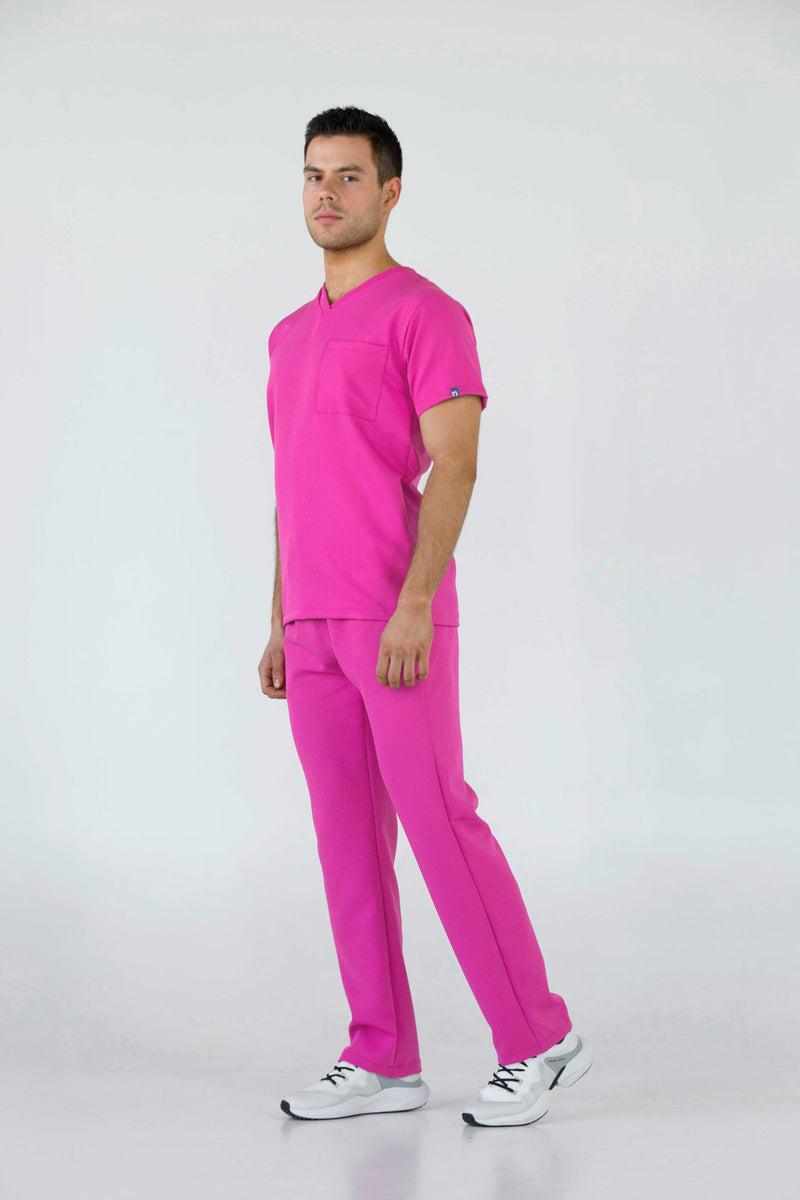 Fucsia Dublin Antifluid Uniforme Quirúrgico