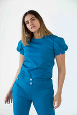 Turquoise Valencia Antifluid Uniforme Quirúrgico