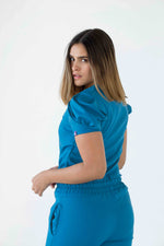 Turquoise Valencia Antifluid Uniforme Quirúrgico