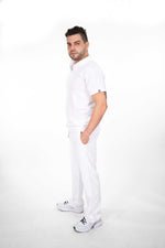 White Granada Antifluid Uniforme Quirúrgico