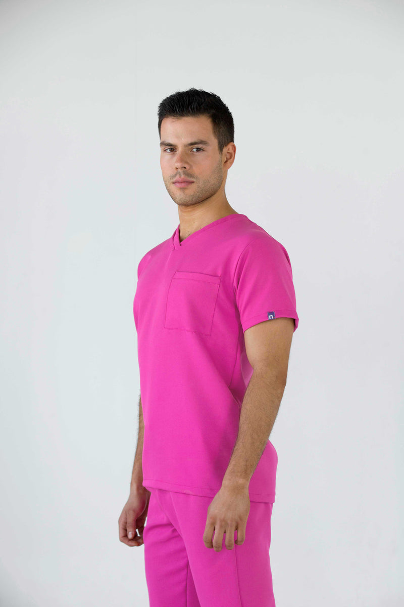 Fucsia Dublin Antifluid Uniforme Quirúrgico