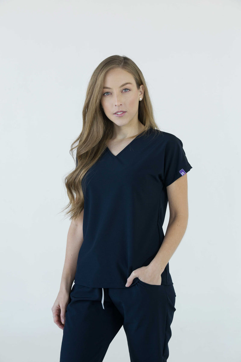 Navy Blue Murano Antifluid Uniforme Quirúrgico