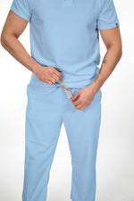 Sky Blue Granada Antifluid Uniforme Quirúrgico