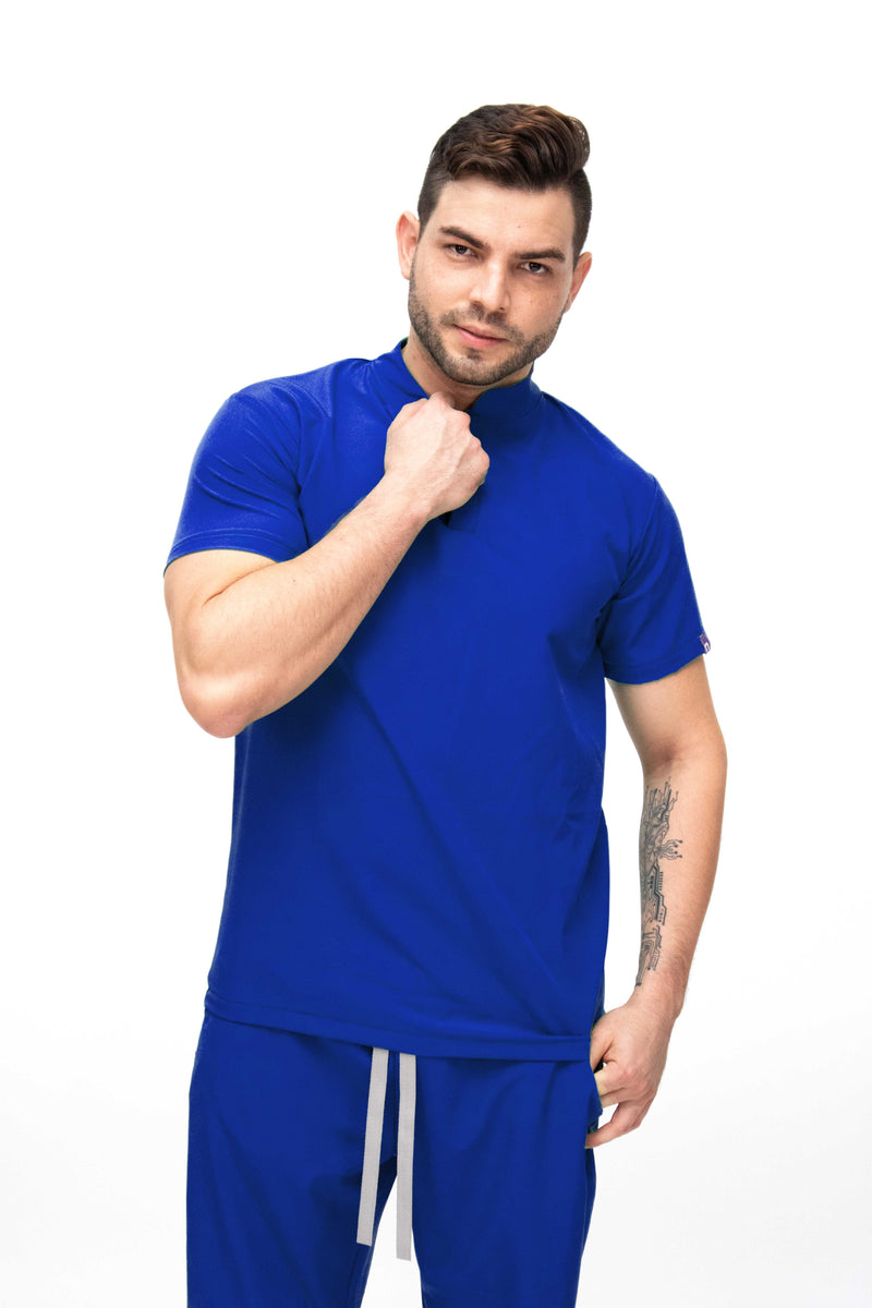 Royal Blue Granada Antifluid Uniforme Quirúrgico