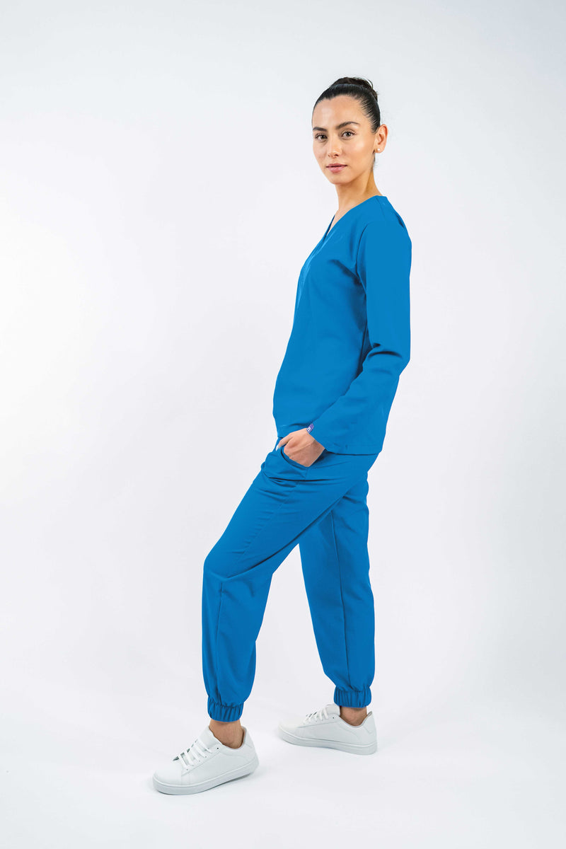 Turquoise Montecarlo Antifluid Uniforme Quirúrgico