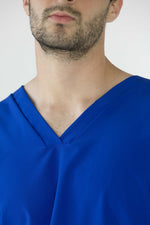 Royal Blue Oporto Antifluid Uniforme Quirúrgico