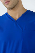 Royal Blue Dublin Antifluid Uniforme Quirúrgico