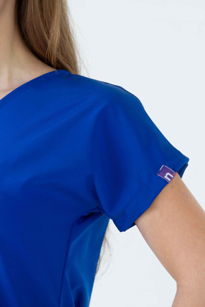 Royal Blue Murano Antifluid Uniforme Quirúrgico