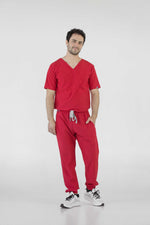 Red Oporto Antifluid Uniforme Quirúrgico