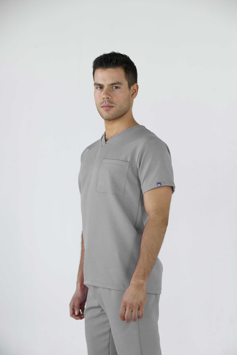 Gray Dublin Antifluid Uniforme Quirúrgico