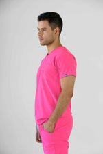 Neon Pink Dublin Antifluid Uniforme Quirúrgico