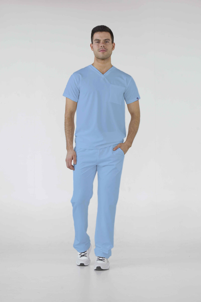 Sky Blue Dublin antifluid Uniforme Quirúrgico