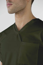 Olive Dublin Antifluid Uniforme Quirúrgico