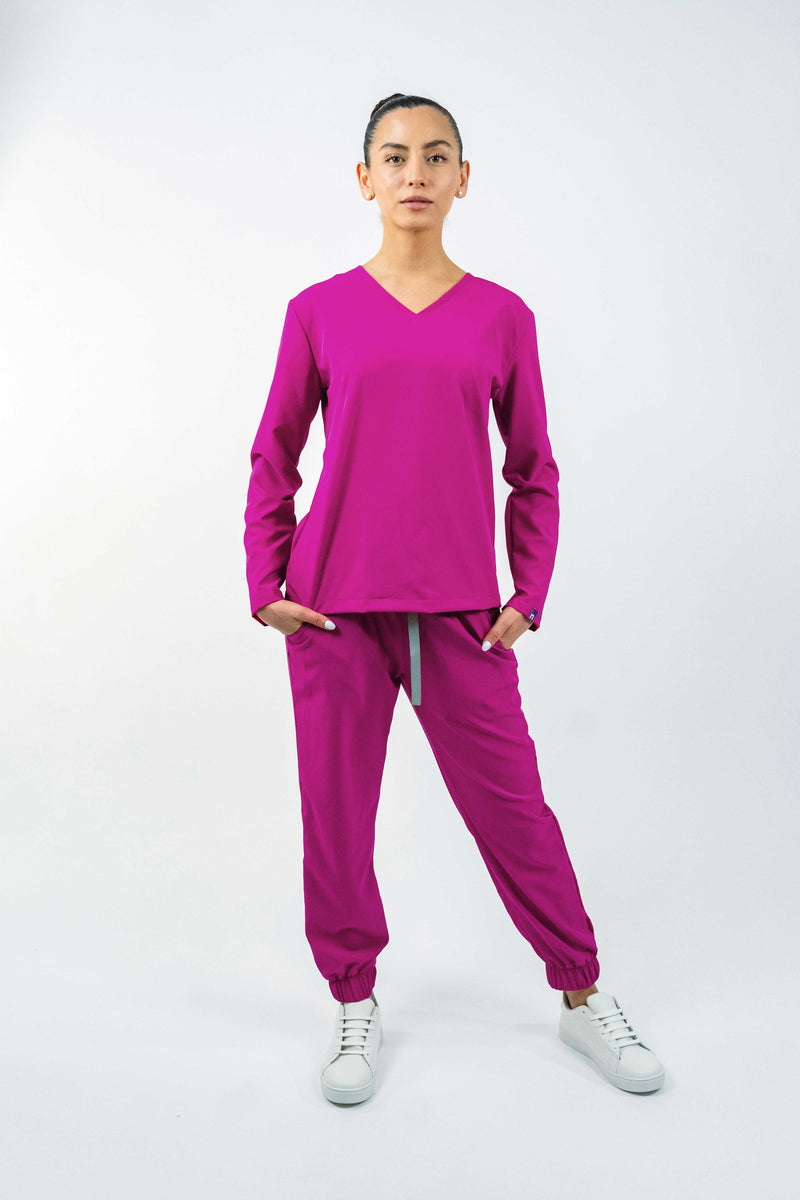 Fucsia Montecarlo Antifluid Uniforme Quirúrgico