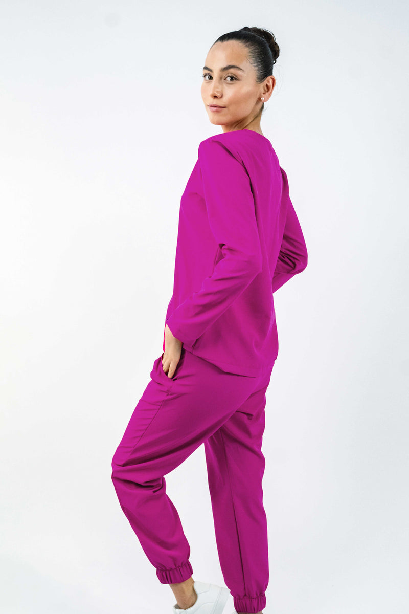 Fucsia Montecarlo Antifluid Uniforme Quirúrgico