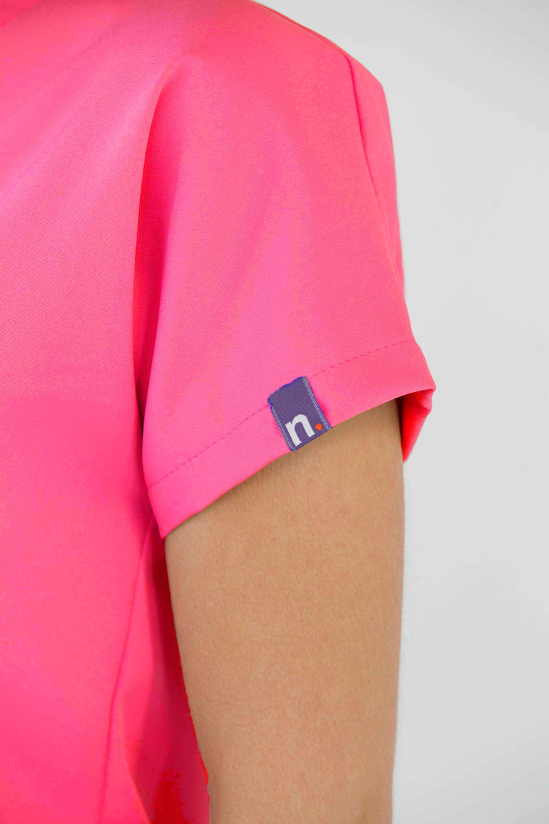 Neon Pink Murano Antifluid Uniforme Quirúrgico