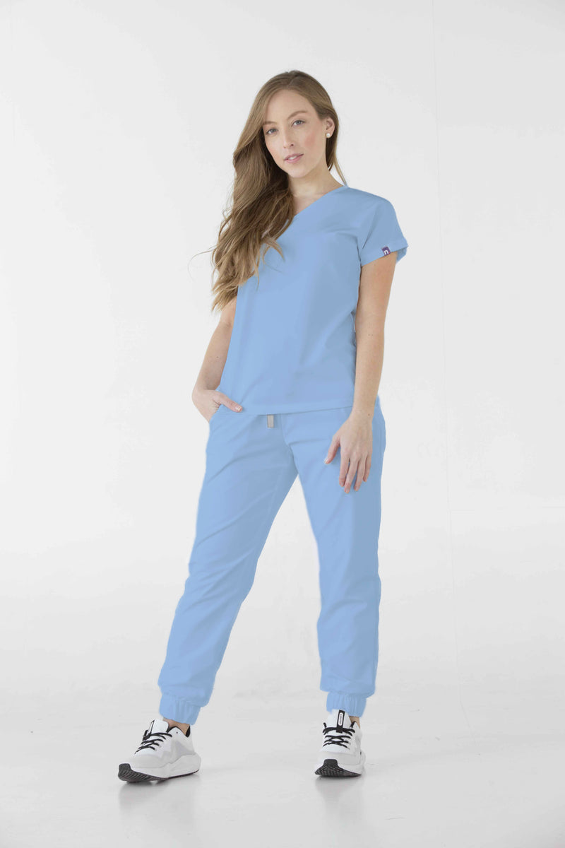 Sky Blue Murano Antifluid Uniforme Quirúrgico