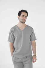 Gray Oporto Antifluid Uniforme Quirúrgico