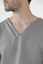 Gray Oporto Antifluid Uniforme Quirúrgico