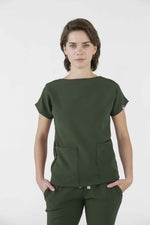 Olive Praga Antifluid Uniforme Quirúrgico