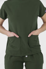 Olive Praga Antifluid Uniforme Quirúrgico