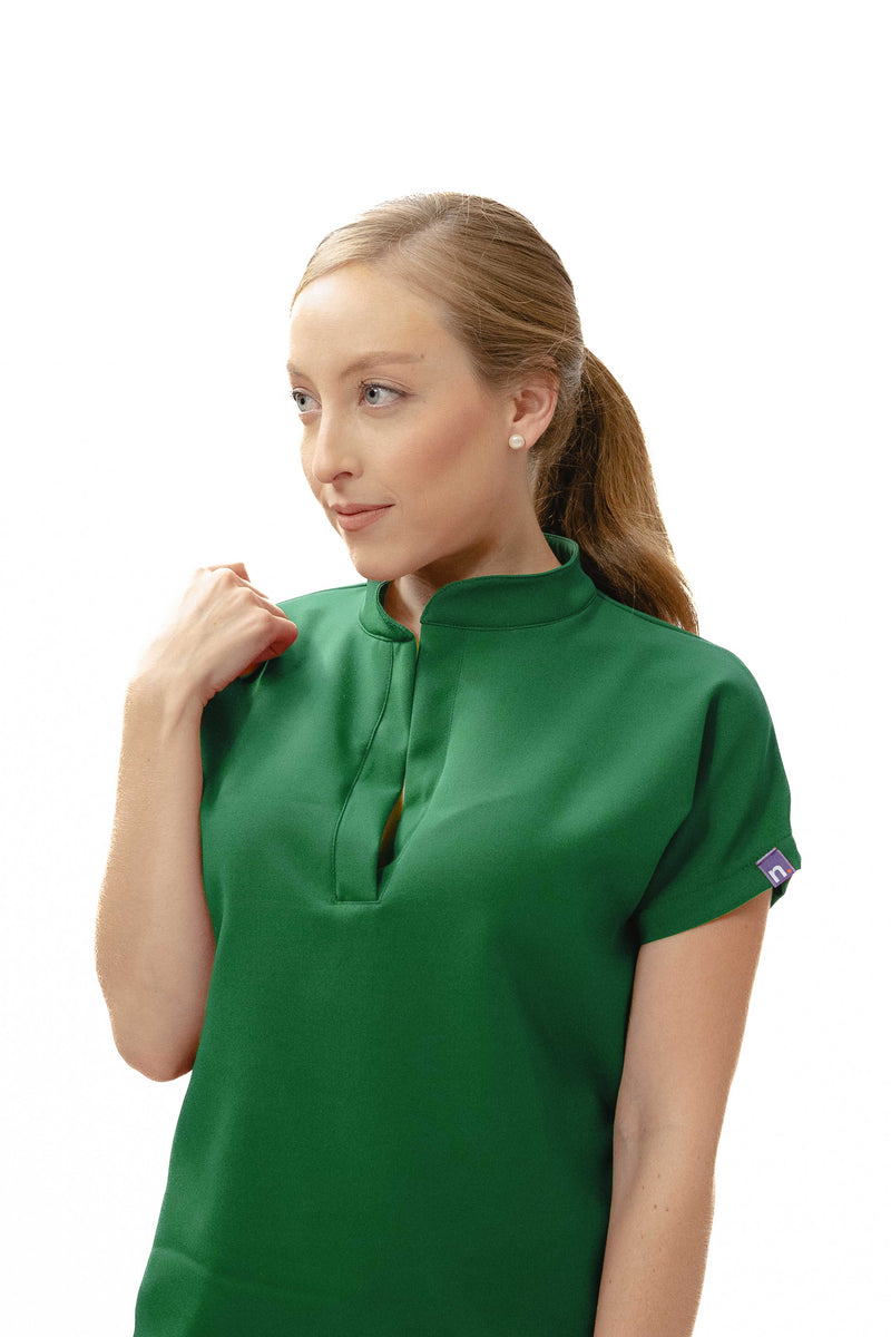 Green Toledo Antifluid Uniforme Quirúrgico