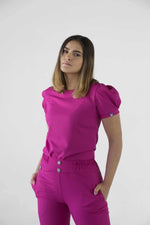 Magenta Valencia Uniforme Quirúrgico