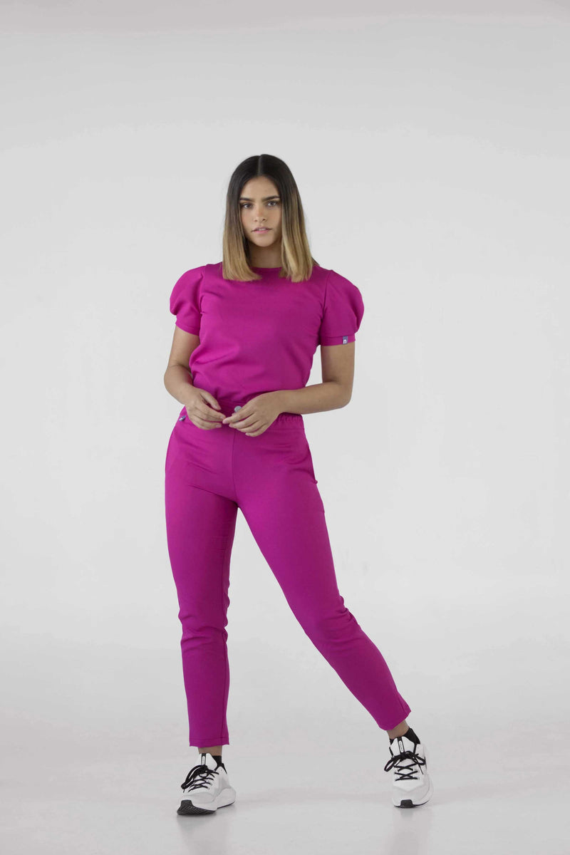 Magenta Valencia Uniforme Quirúrgico