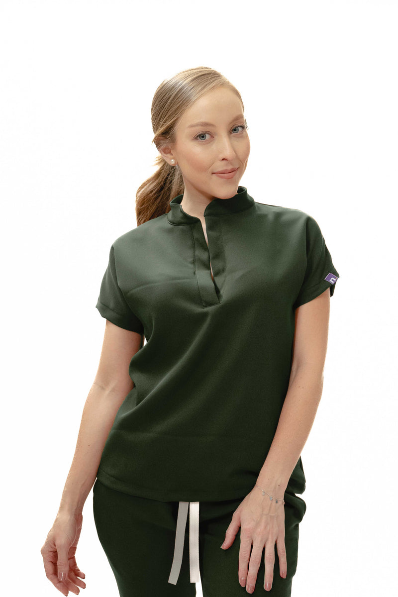 Olive Toledo Antifluid Uniforme Quirúrgico