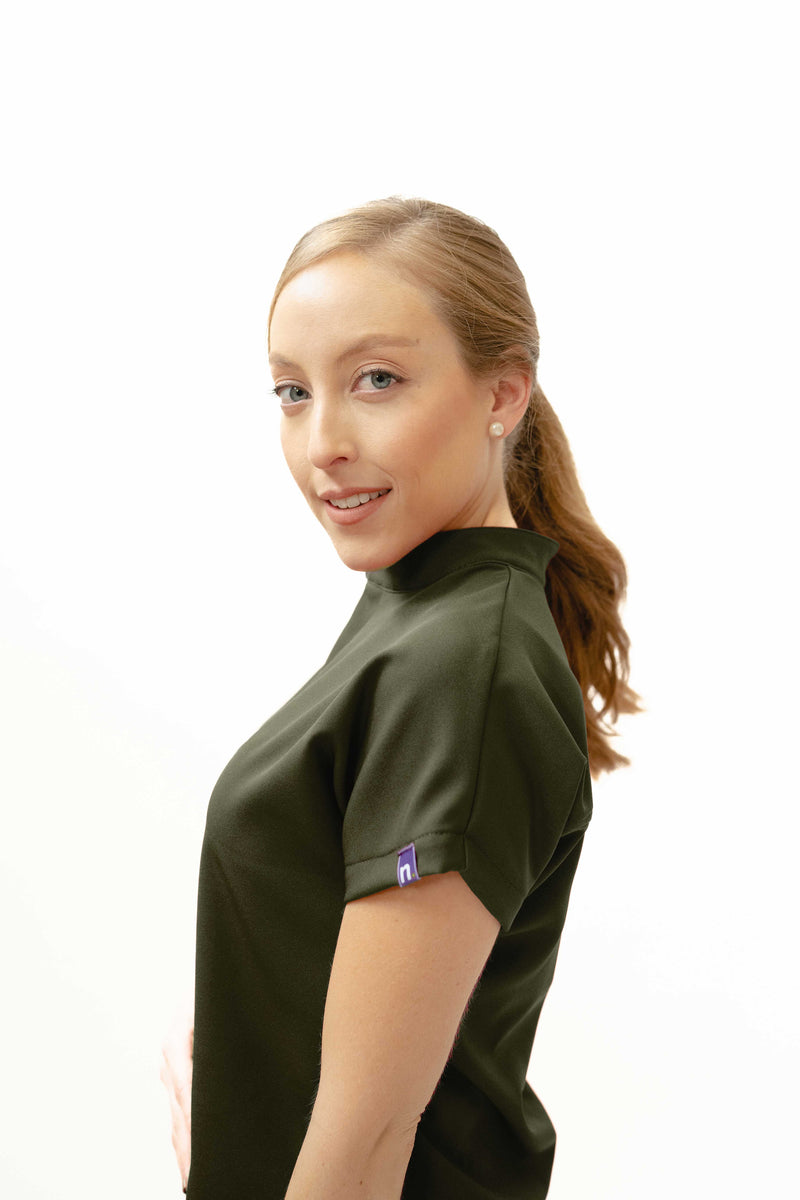 Olive Toledo Antifluid Uniforme Quirúrgico